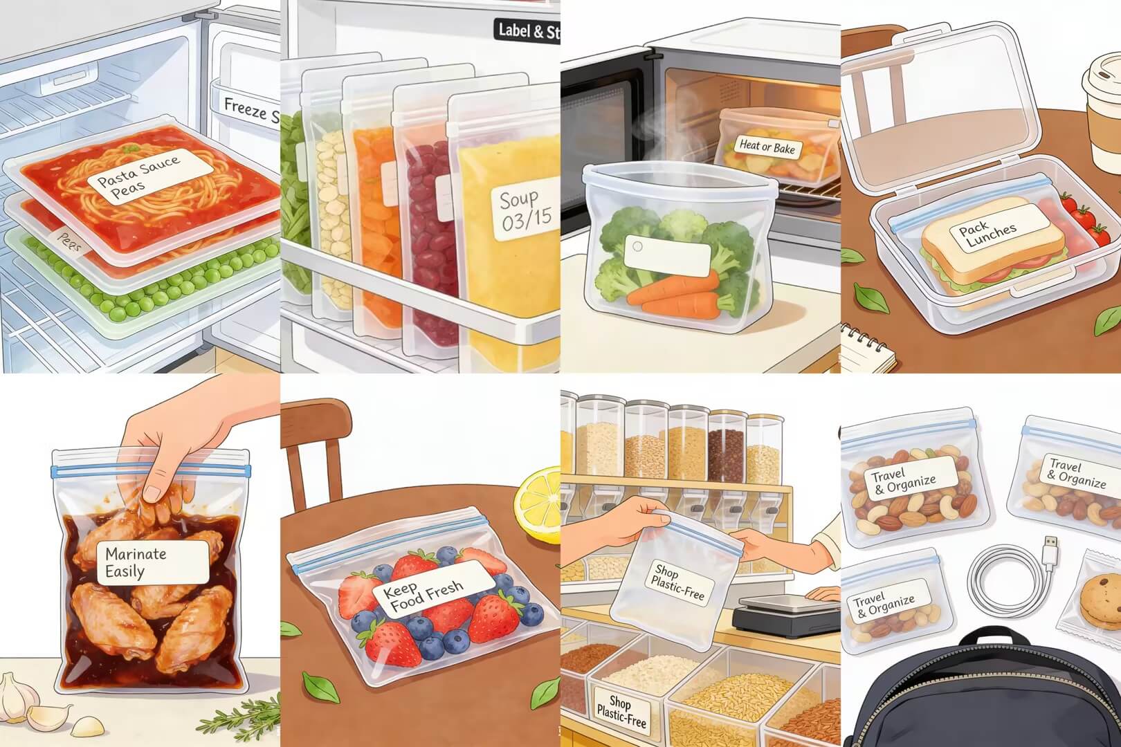 How to Use Silicone Bags How to Use Silicone Bags