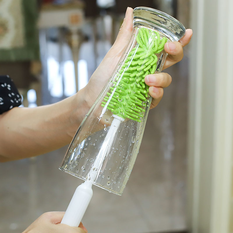 Silicone Bottle Brush Cleaner with Long Handle, Baby Bottle Brush -  Manufacturer Genuine