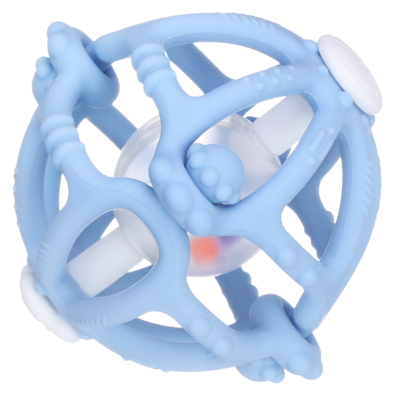 Silicone Teething Baby Rattle Toy