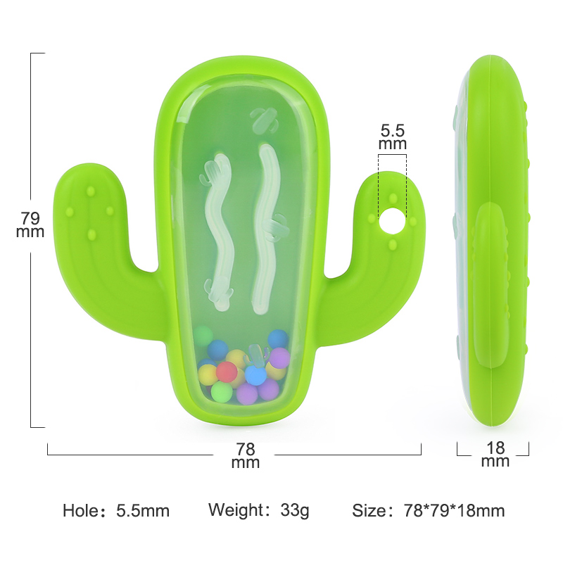 Cactus Teether Silicone Teething Toys