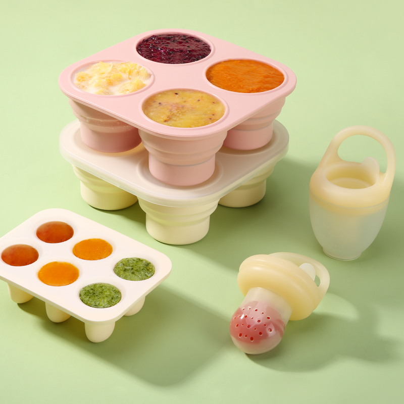 Silicone Collapsible Food Container Ice Tray