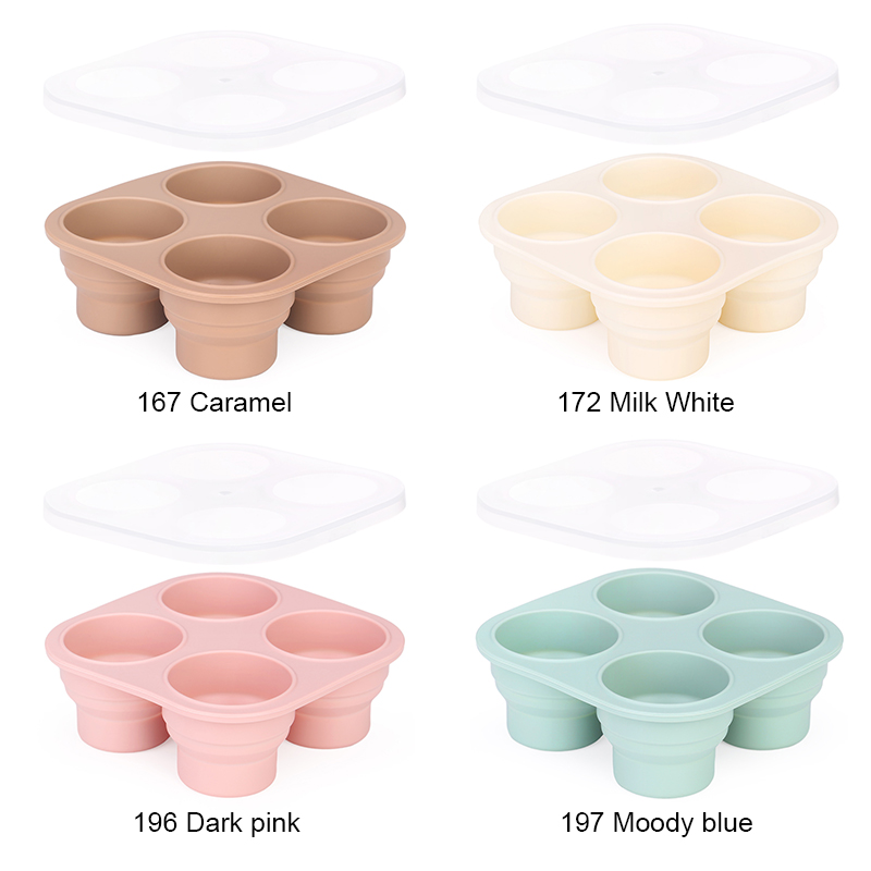 Silicone Collapsible Food Container Ice Tray