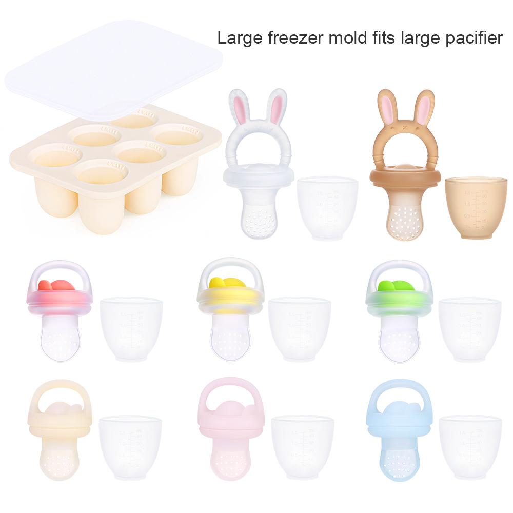 Silicone Freezer Tray With Lid For Baby