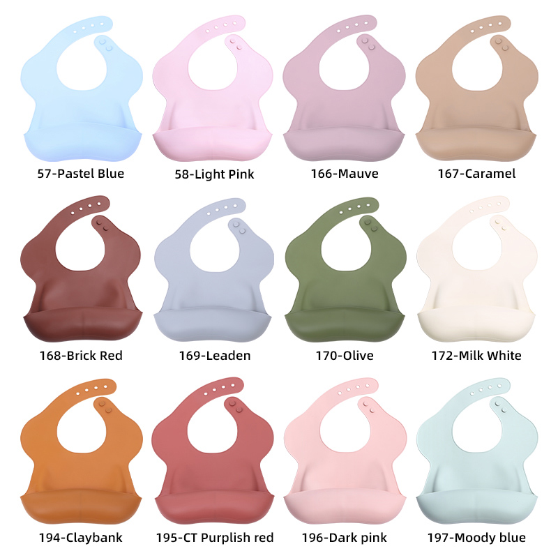 Custom Silicone Baby Bibs