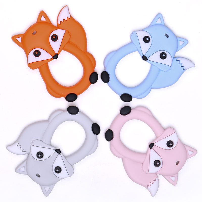 Fox Teether Silicone Teething Toy Wholesale