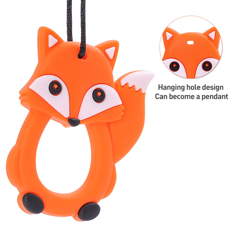 Fox Teether Silicone Teething Toy Wholesale