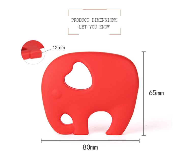 Silicone Teething Toys Elephant Teether