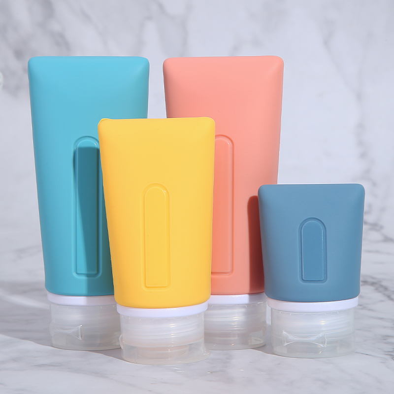 Silicone travel bottle