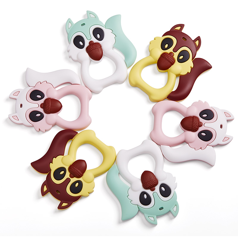 Silicone Teether Squirrel