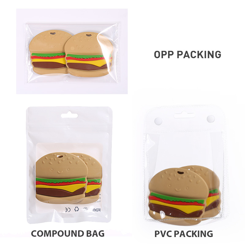 Silicone Hamburger Teether