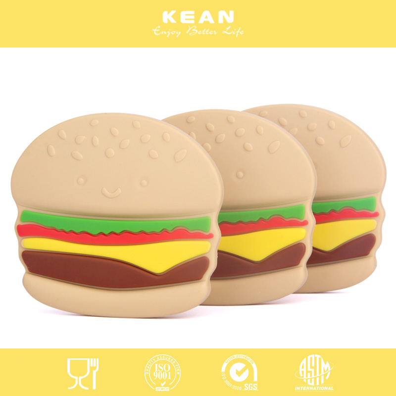 Silicone Hamburger Teether