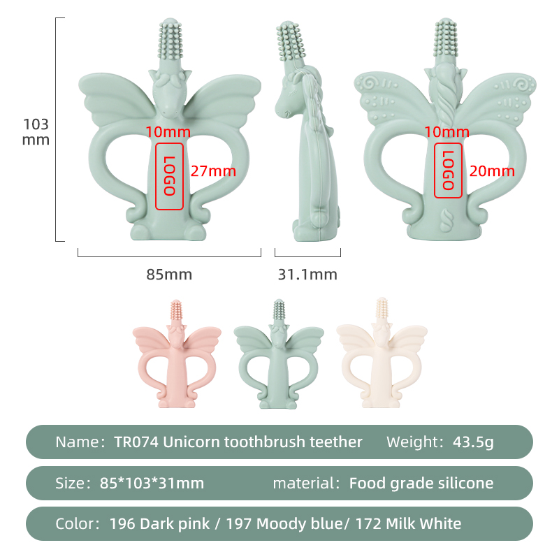 silicone Toothbrush Teether