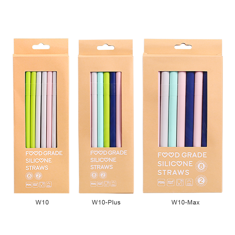 Silicone collapsible straw wholesale