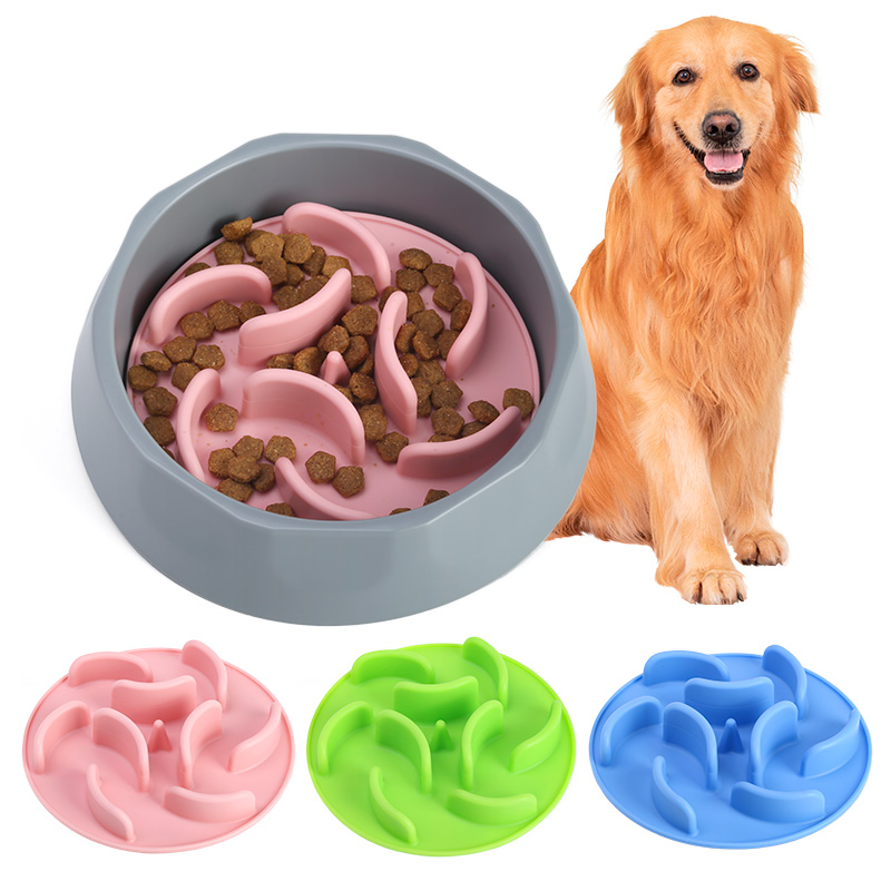 Silicone Dog Slow Bowl