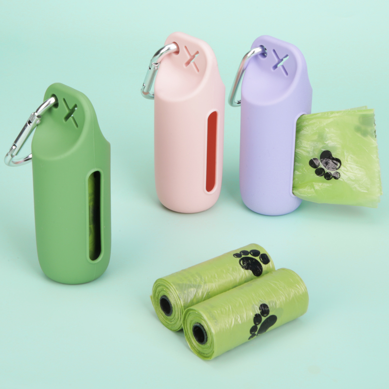 Dog waste poop bag dispenser