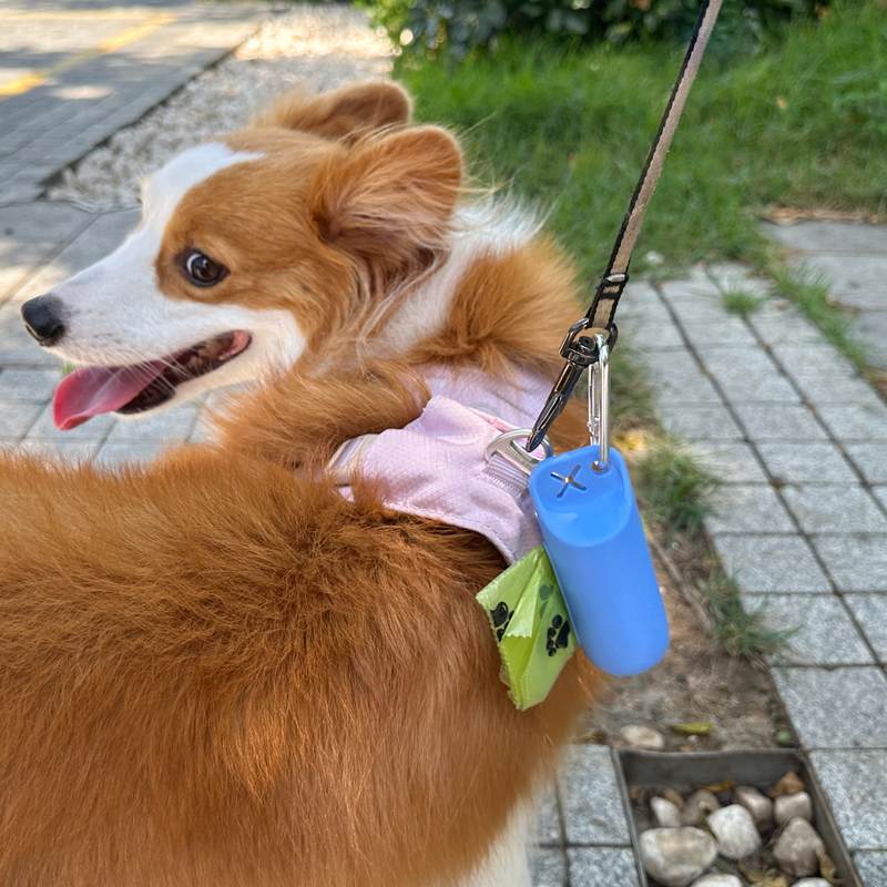 Dog poop bag holder