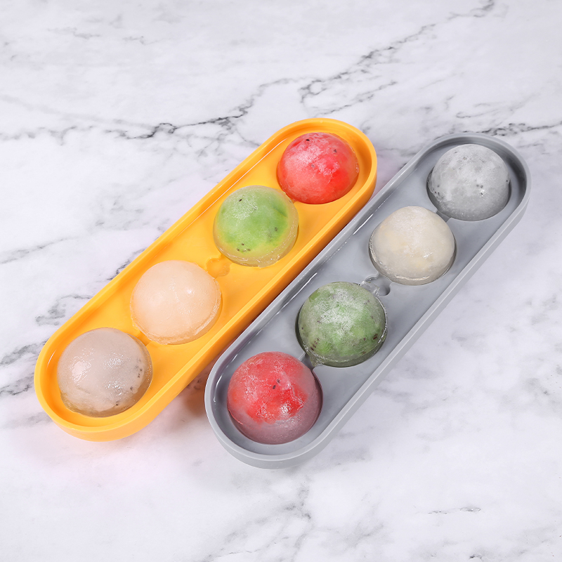 Reusable silicone ice cubes