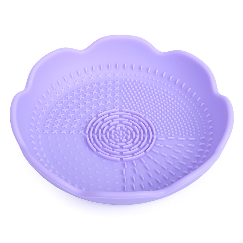 Silicone makeup brush clean pad