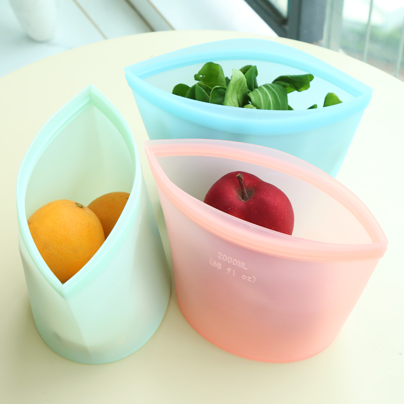 Silicone food storage bag wholesale