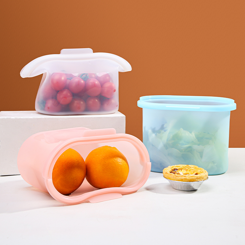 Silicone food storage bags 1L wholesale