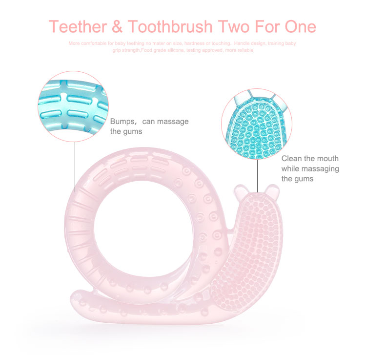teether with bristles